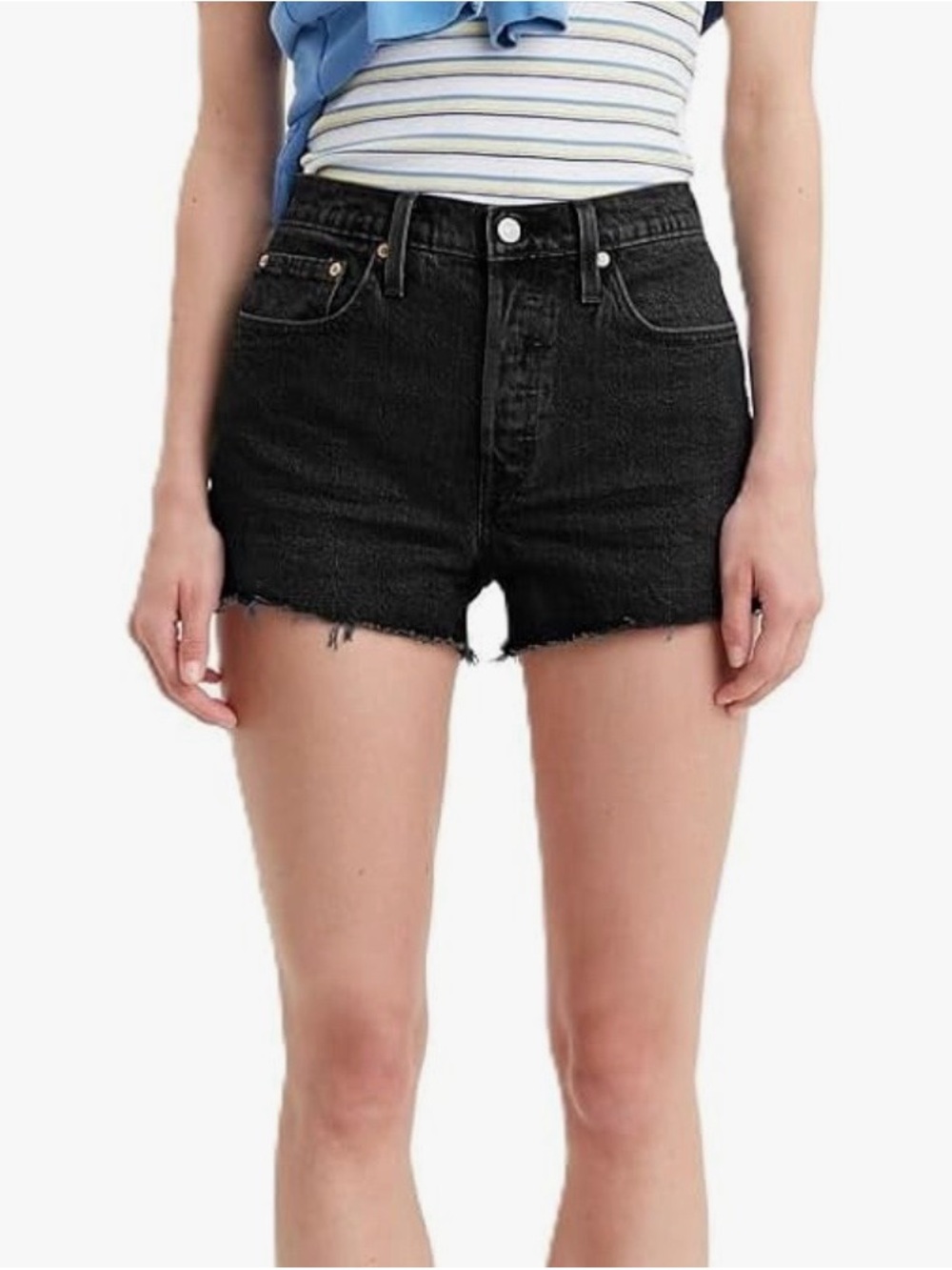 Levi’s Women's 501 Original Shorts -Lunar black